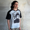 Custom Clothing Manufacturer Distressed Rhinestone Digital Print T-Shirt