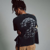 Custom Clothing Manufacturer Distressing Acid Wash Digitally Printed T-Shirt