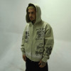 Custom Clothing Manufacturer Distressing Acid Wash Digital-Print Hoodies