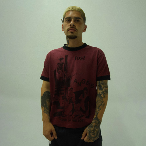 Custom Clothing Manufacturer Digital Printing Distressed Raw T-shirt