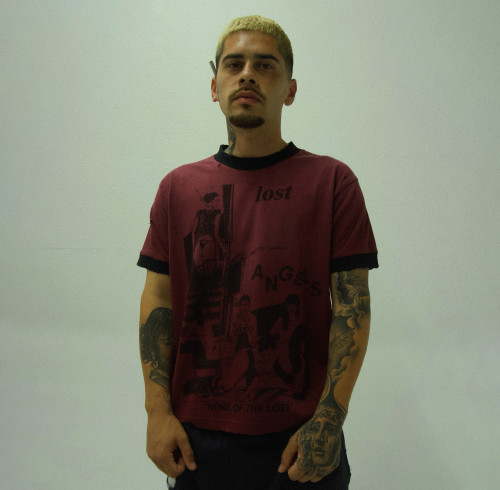 Custom Clothing Manufacturer Digital Printing Distressed Raw T-shirt