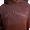 Custom Clothing Manufacturer Digital Printing Distressed Rhinestone T-shirt Hoodies