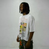 Custom Clothing Manufacturer Distressed-Print Short-Sleeve T-shirt