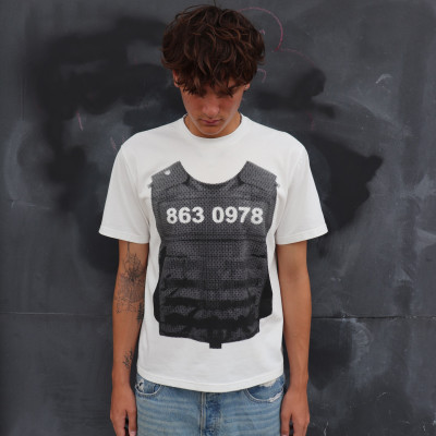 Custom Clothing Manufacturer White Digitally Printed Casual T-Shirt
