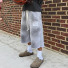 Custom Clothing Manufacturer Distressed Embroidered Raw Shorts