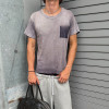 Custom Clothing Manufacturer Washed Distressed Pocket T-Shirt