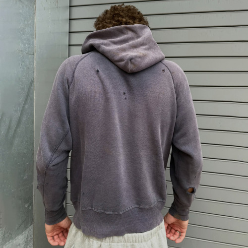 Custom Clothing Manufacturer Vintage Distressed Pullover Hoodie
