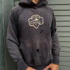 Custom Clothing Manufacturer Vintage Distressed Pullover Hoodie