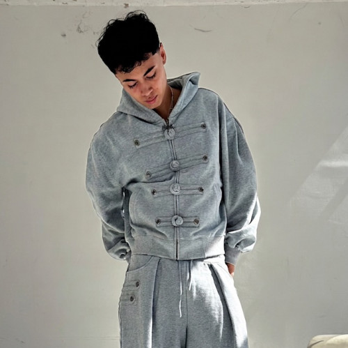 Custom Clothing Manufacturer Chinese Knot Decorative Hoodie