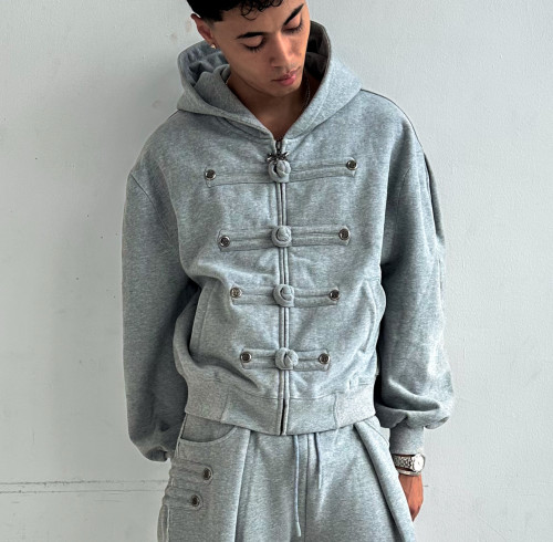 Custom Clothing Manufacturer Chinese Knot Decorative Hoodie