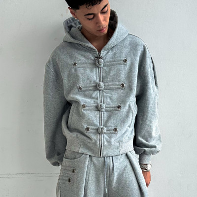 Custom Clothing Manufacturer Chinese Knot Decorative Hoodie