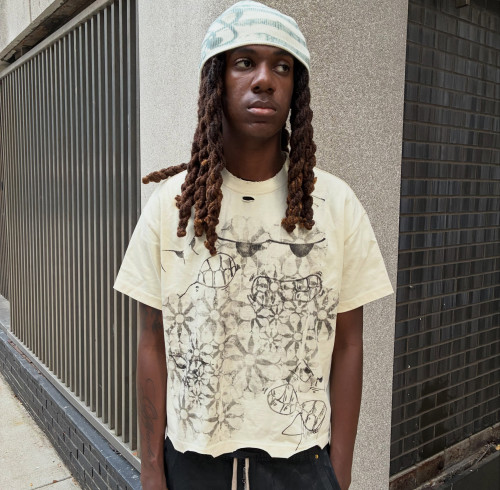 Custom Clothing Manufacturer Distressed Vintage Graphic Boxy Tee