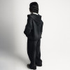 Custom Clothing Manufacturer Washed Distressed Hoodie Sweatsuit Set
