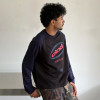 Custom Clothing Manufacturer Retro Sport Graphic Raglan Shirt