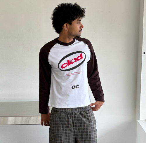 Custom Clothing Manufacturer Retro Sport Graphic Raglan Shirt