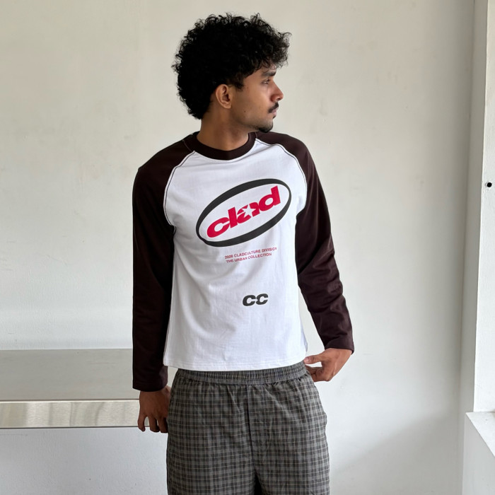 Custom Clothing Manufacturer Retro Sport Graphic Raglan Shirt