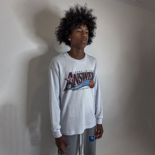 Custom Clothing Manufacturer Vintage Basketball Graphic Crewneck Sweatshirt