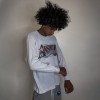 Custom Clothing Manufacturer Vintage Basketball Graphic Crewneck Sweatshirt