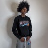 Custom Clothing Manufacturer Vintage Basketball Graphic Crewneck Sweatshirt