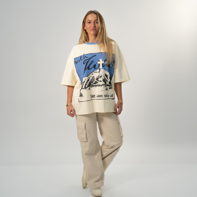 Custom Clothing Manufacturers Screen Printing Distressed Cotton T-shirt