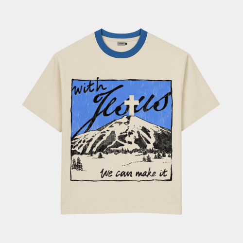 Custom Clothing Manufacturers Screen Printing Distressed Cotton T-shirt