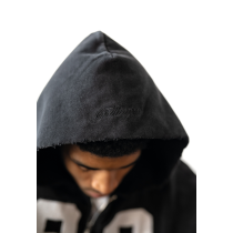 Custom Clothing Manufacturers Applique Embroidery Acid Wash Hoodies