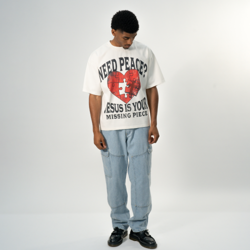 Custom Clothing Manufacturers Distress Digital Printing T-Shirt