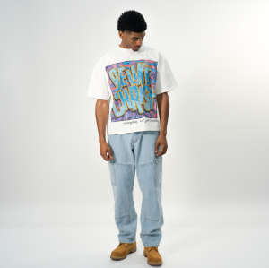 Custom Clothing Manufacturers Digital Printing Distress T-Shirt