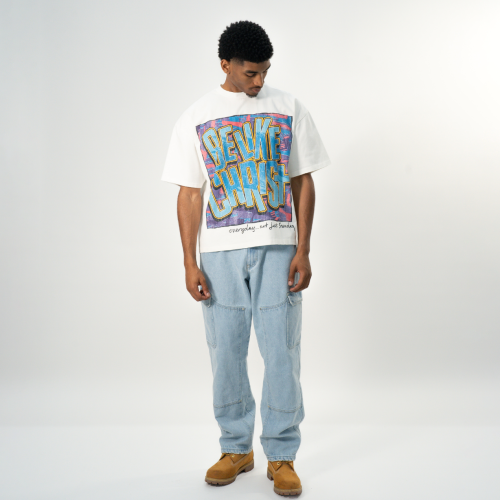 Custom Clothing Manufacturers Digital Printing Distress T-Shirt