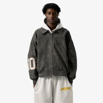 Custom Clothing Manufacturer Digital Printing Logo PU Jacket