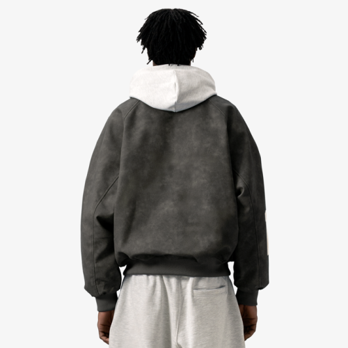 Custom Clothing Manufacturer Digital Printing Logo PU Jacket