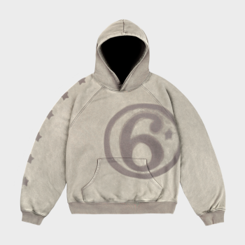 Custom Clothing Manufacturer Digital Printing Acid-Washed Hoodies