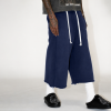 Custom Clothing Manufacturer Heavyweight Acid Wash Raw Capri Pants