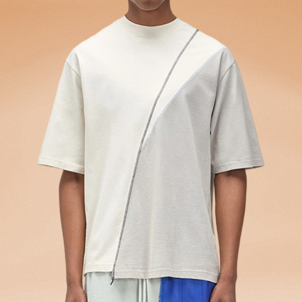 Vainnx  Manufacturer Custom Logo T-shirt | Streetwear Loose | Splicing Color