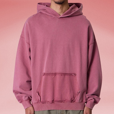 Custom Print Logo Hoodie | 100% Organic Cotton | Oversized Streetwear Hoodie Supplier