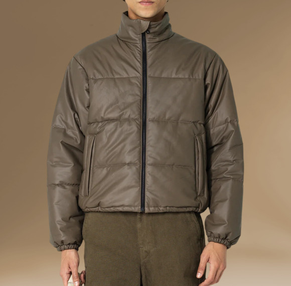 OEM Organic Cotton Jacket | Custom Logo | Winter Windproof Puffer Jacket