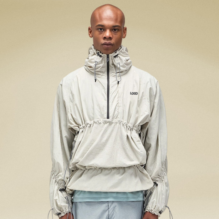 Custom Letter Printed Jacket | High Quality Waterproof Windproof | outdoor jacket Supplier