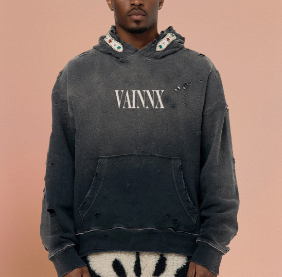Custom Print Logo Hoodie | Heavyweight Streetwear | Acid Washed Hoodie Supplier