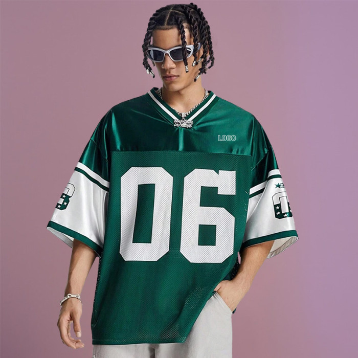 Custom Tracksuit T-shirt | Embroidery Print Manufacturer | Oversized Streetwear Supplier