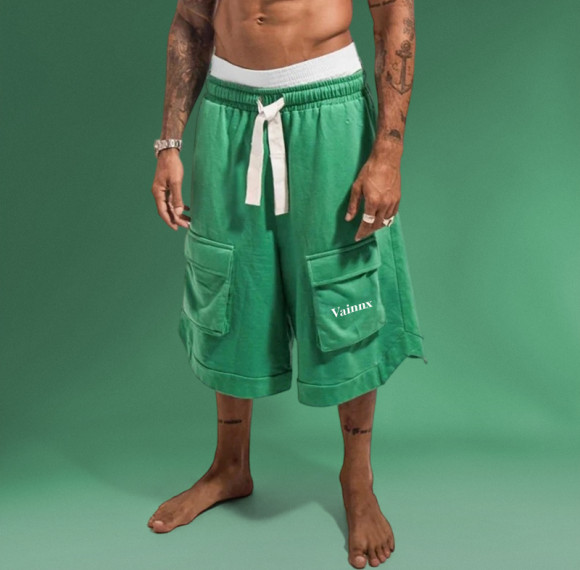 OEM Oversize Cargo Gym Shorts | Custom Print Logo | Streetwear Shorts Supplier