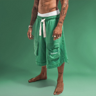 OEM Oversize Cargo Gym Shorts | Custom Print Logo | Streetwear Shorts Supplier