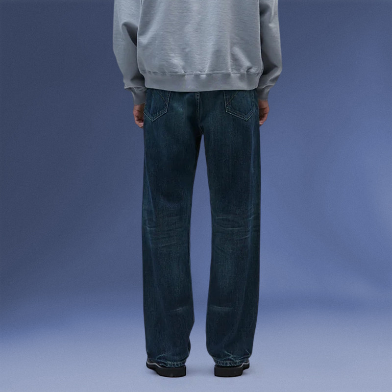 Blue denim pants