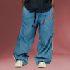 Custom Print Logo Jeans | Oversized Streetwear Manufacturer | Acid Washed Baggy Pants