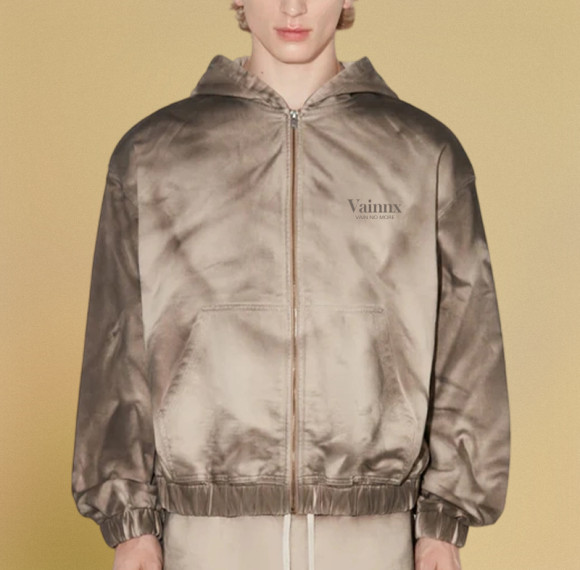 Custom High Quality Graphics Jacket | Vintage Heavyweight | Zipper Jacket For Men