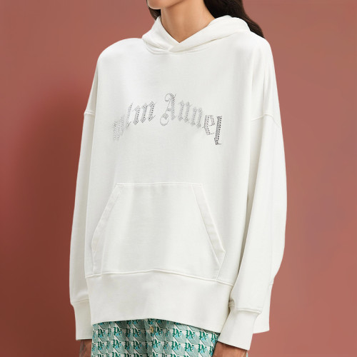 OEM High Quality Oversize Hoodies | Manufacturer Custom Logo | Rhinestone Streetwear