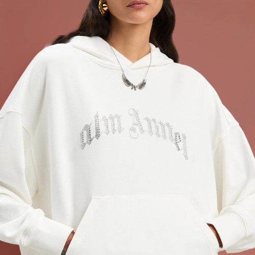 OEM High Quality Oversize Hoodies | Manufacturer Custom Logo | Rhinestone Streetwear