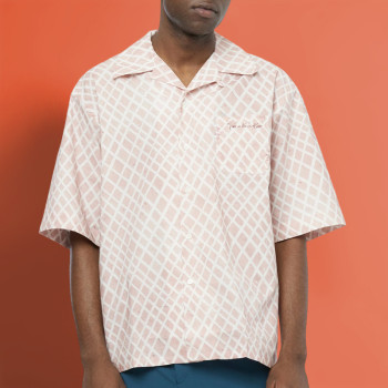 Wholesale Custom Cotton Shirt | Digital Print Logo | Oversize Streetwear Lapel Shirt