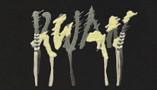 Fringe embroidery