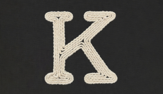 Cord embroidery