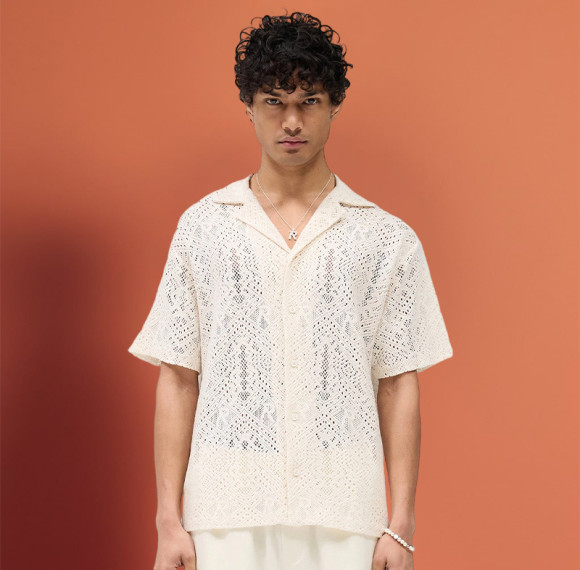 Custom Summer Mesh Shirts | Comfortable breathable Vintage Shirts | Simple Loose Streetwear
